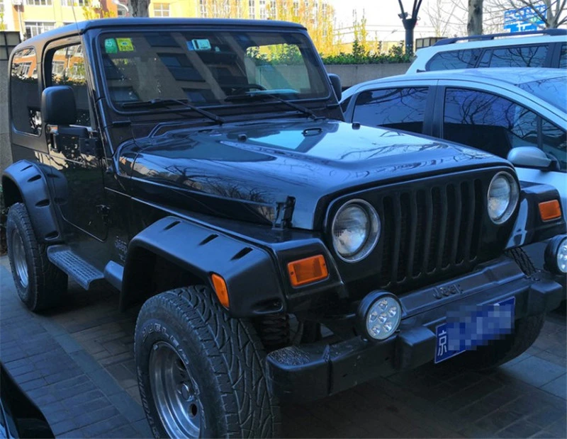 Брызговики для Jeep Wrangler TJ 1997 2006 ABS пластиковые арки колеса бровей|Грязезащита| |