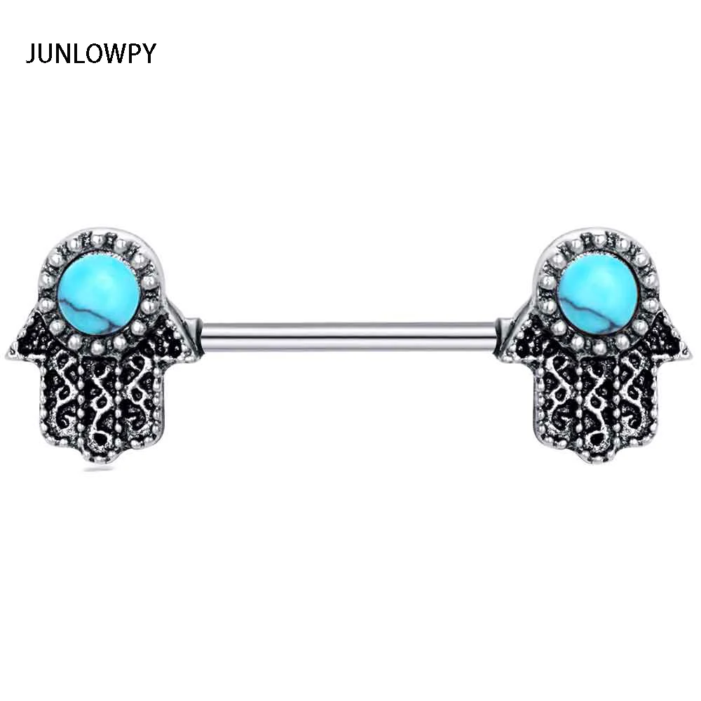Кольца для пирсинга сосков JUNLOWPY 14g штанги из нержавеющей стали завитка ушной