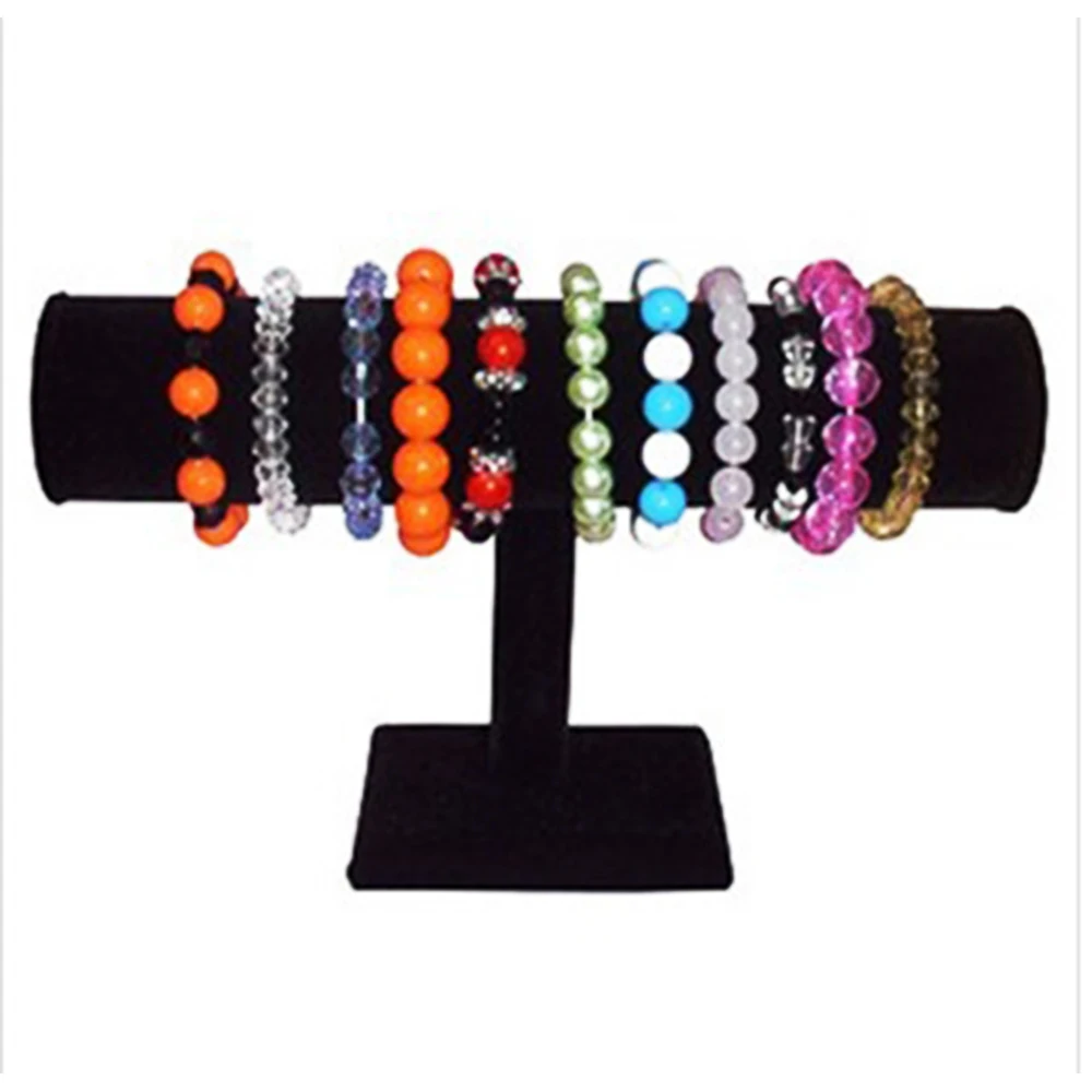 Стойка для часов на цепочке и браслете жесткая Вельветовая стойка держатель