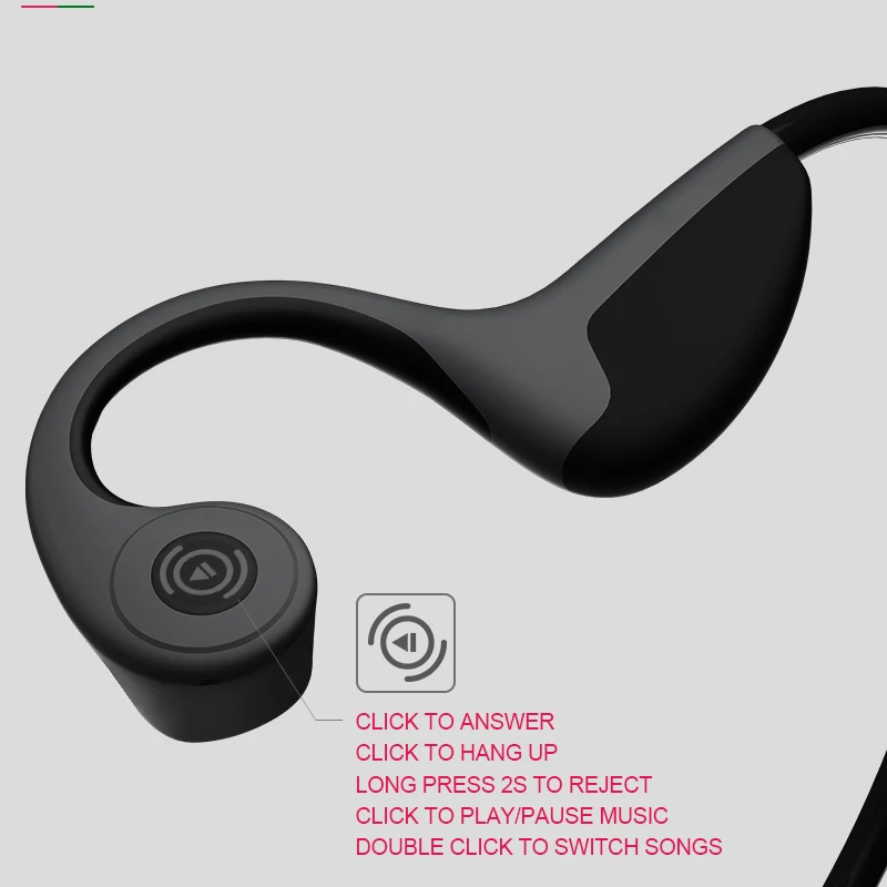 Bluetooth 5 0 S.Wear Z8 Беспроводные наушники с костной проводимостью для спорта на