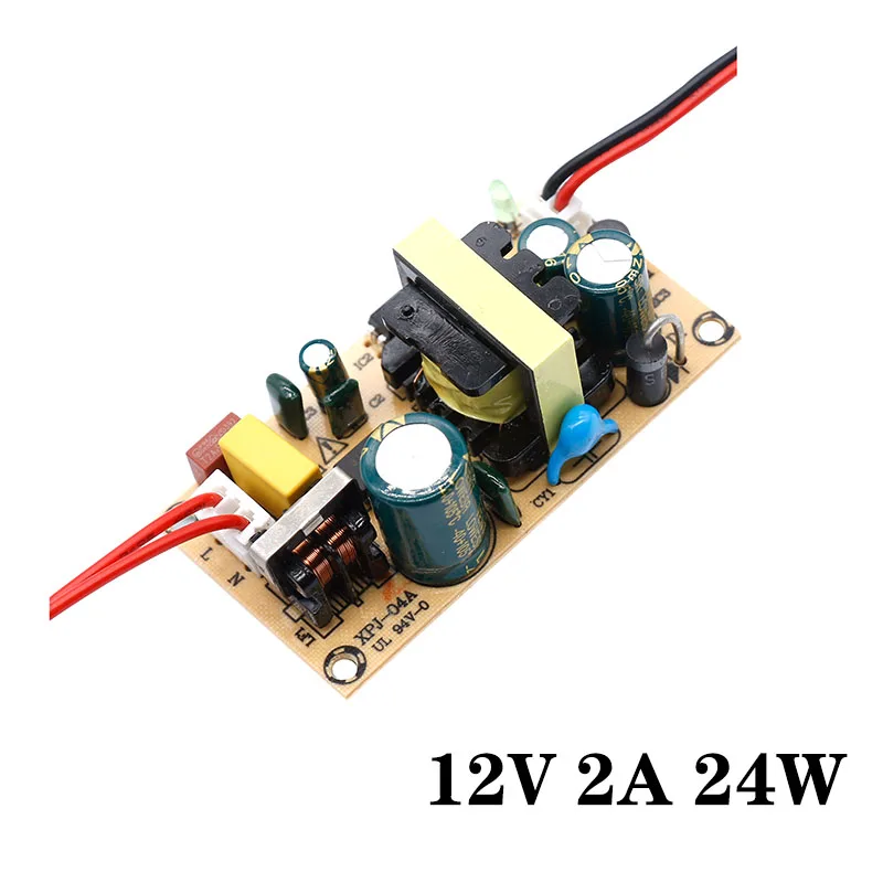 Светодиодный драйвер 180-240V постоянного тока до DC12V 24V 32V 1A 2A 3A светильник 12 Вт 24 Вт 36 Вт для оптоволоконного кабеля светодиодный Питание 12 V светильник трансформаторы 12 Вольт светодиодный s - Цвет: 12V 2A 180-240V