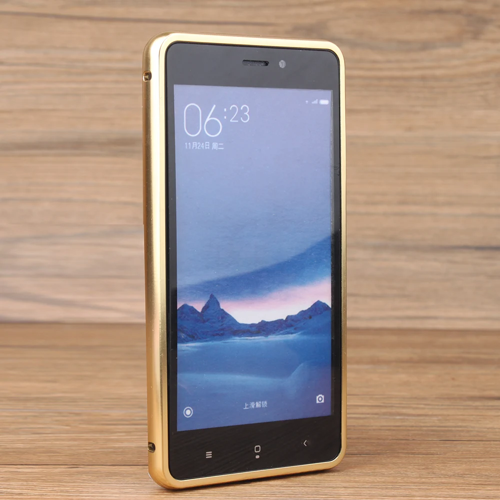 Phone Case For Xiaomi Redmi 3 Mobile phone protection shell edge golden mobile against falling Cover | Мобильные телефоны и