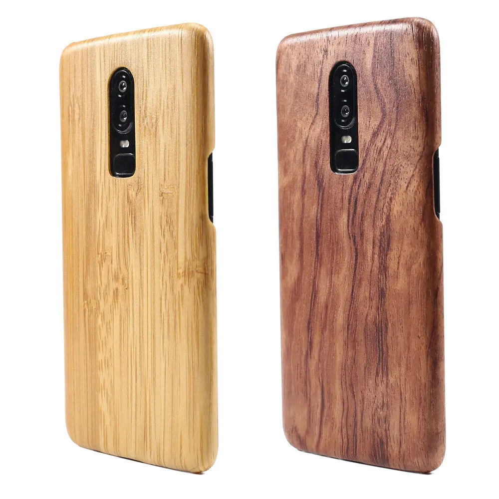 For Oneplus 8T 6T 6 7 10 Pro 7T 8 /8 PRO/9 /9 pro Nord 2 CE walnut Enony Wood Rosewood MAHOGANY  Wooden Slim Back Case Cover