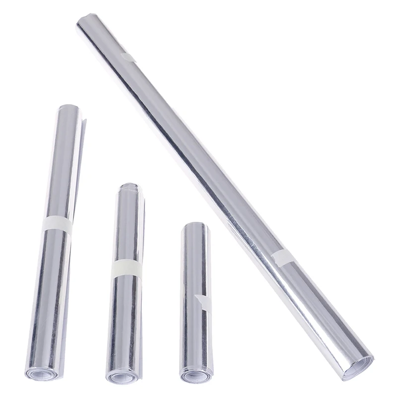 4 размера новейшая зеркальная Серебряная хромированная Гибкая Виниловая