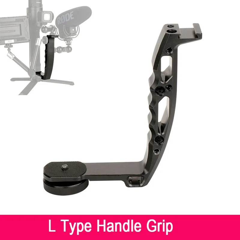 L Handle AgimbalGear DSLR Стабилизатор карданный Аксессуары Универсальный для Zhiyun Weebill Lab Crane 2 V2 Feiyu AK2000 DJI Ronin-S Moza Air 2 - Цвет: L Handle