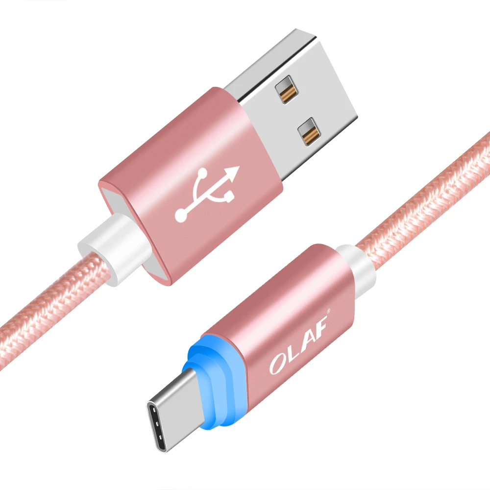 Олаф Micro USB кабель Быстрый кабель синхронизации данных и зарядки для samsung S7 S6 huawei нейлон type-C USB C кабели для Xiaomi Redmi note 7
