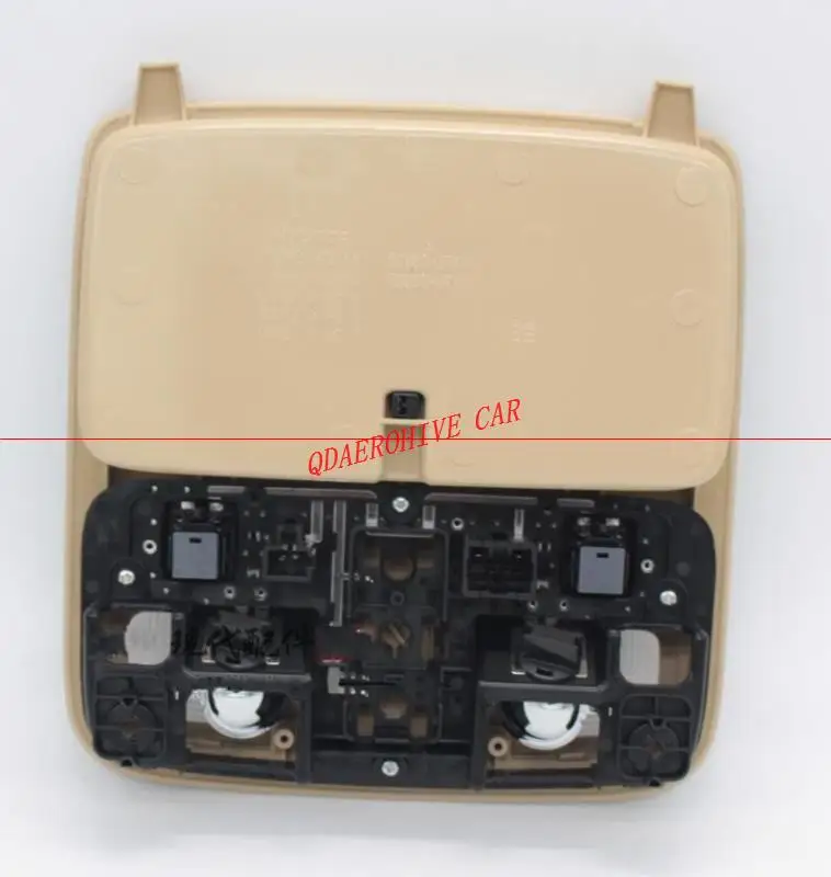 QDAEROHIVE подлинный OEM 928502E000XU карта лампа бежевого цвета для HYUNDAI Tucson JM 2005 2009|Козырьки