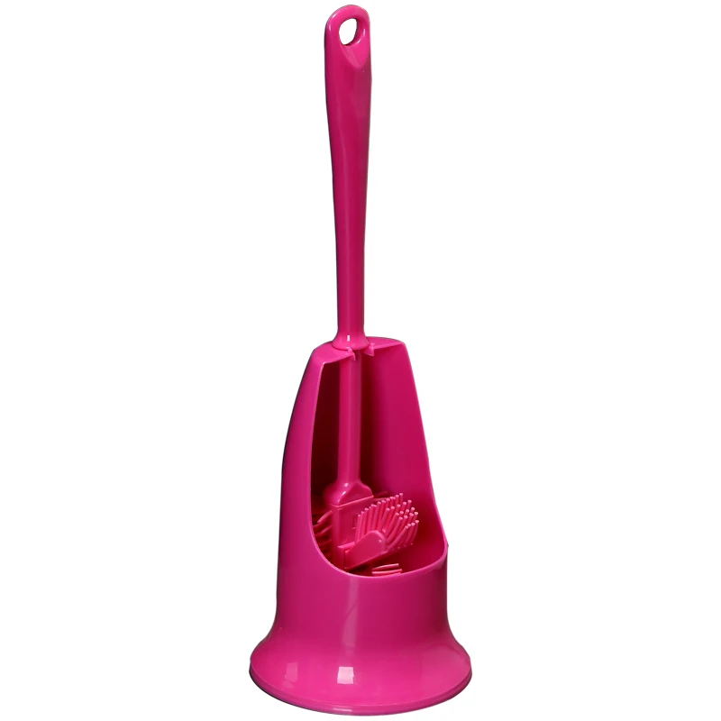 XC USHIO Double sided Soft Nano Toilet Brush Set Bathroom Corner Cleaning Detachable Base Tools|cleaning tools|cleaning brushbrush cleaning tool |