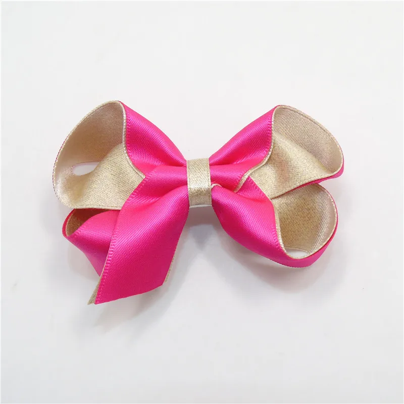 20 шт./лот хит продаж заколки для волос с бантом роскошный атласный бант из