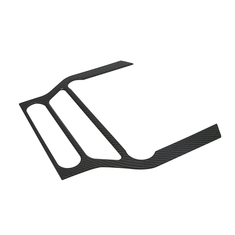 Карбоновая черная ABS панель для приборной панели декоративная рамка обшивка