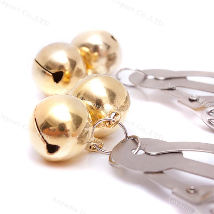 Metal Torture Nipple Clamps Fetish Papilla Clip Teasing Pezones Milk with Bell Accessories Women Sexy Lingerie Flirting Toys | Красота и