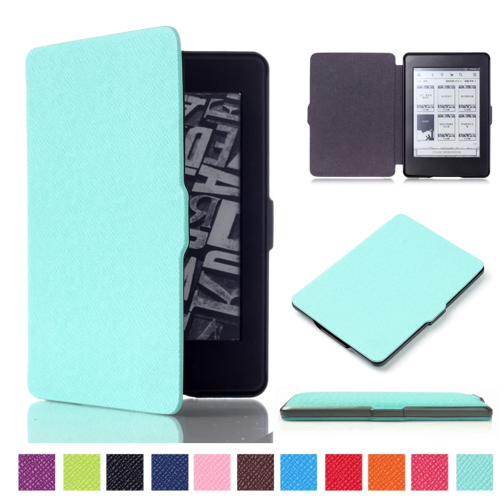 XBERSTAR Ultra Slim PU Leather Case For Amazon Kindle PAPERWHITE 1/2/3 Cases Cover for Tablet 6 inch Shell With Sleep&ampWake-up |