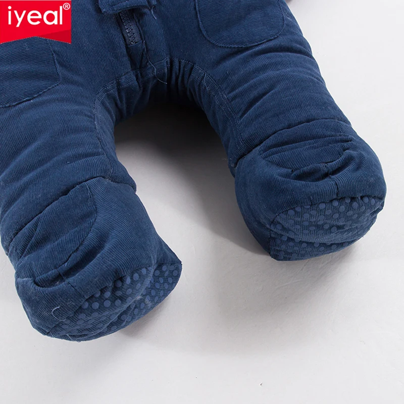 

IYEAL Newest Fashion Winter Baby Clothes Warm Corduroy Infant Baby Romper Cotton-padded Toddler Jumpsuit Baby Boys Overalls