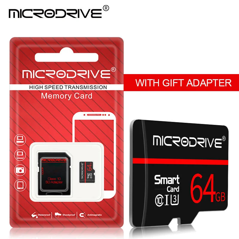 64GB Class 10 Высокоскоростная карта Micro SD, TF карта, 4 ГБ, 8 ГБ, 16 ГБ, 32 ГБ, 64 ГБ, 128 ГБ, класс 10, карта памяти cartao de memoria, флеш-карта для смартфонов - Емкость: 64GB Class 10