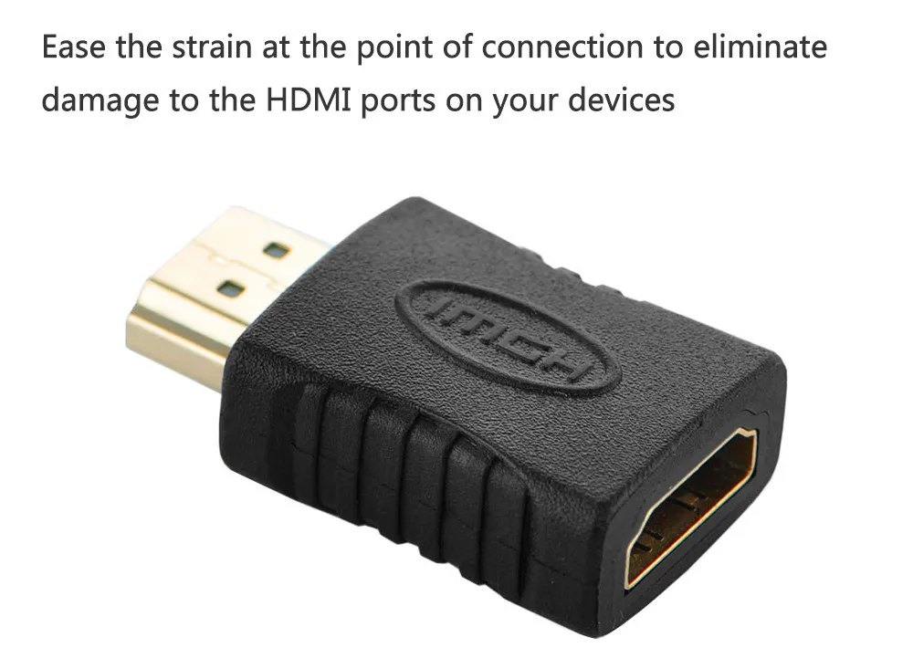 Robotsky HDMI Мужской к HDMI Женский кабель адаптер конвертер под прямым углом 180 градусов вращающийся удлинитель для 3D 1080P HDTV xbox PS3 DVD