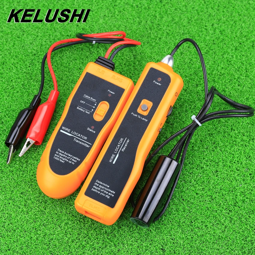 Подземный тестер KELUSHI RJ11 RJ45 Cat5 Cat6|wire tracker|tracker testercable wire tracker |