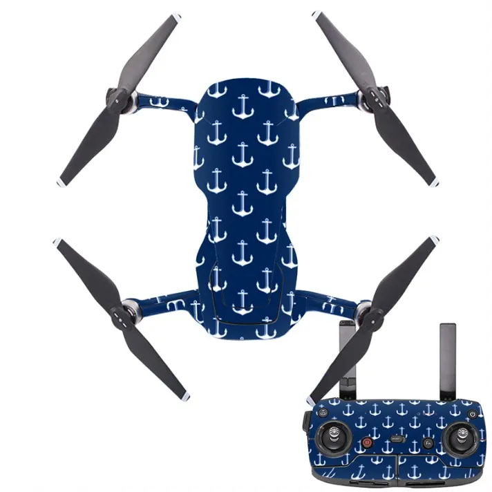TN-DJMav icair-0025 Защитный Дизайн Горячая для Mavic Air Стикеры s Батарея наклейка пульта дистанционного управления кожи полный набор Drone тела Стикеры для DJI mavic AIR - Цвет: TN-DJMav icair-0025