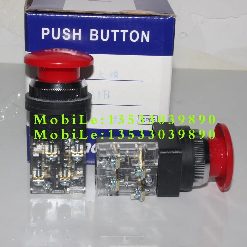 

Бесплатная доставка 2 шт. Тайваньская Кнопка Tiande Грибная Кнопка TBM-30 кнопка переключатель поддельный