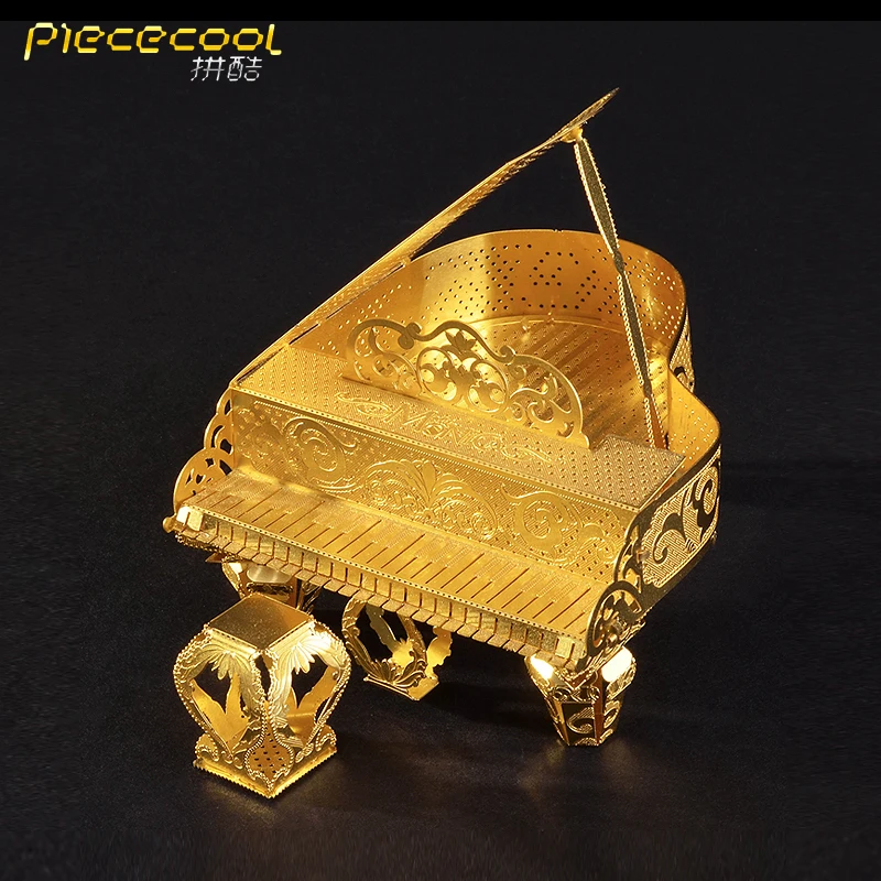 Горячая продажа оригинальный piecool Grand PianoModel DIY 3D лазерная резка Сборка
