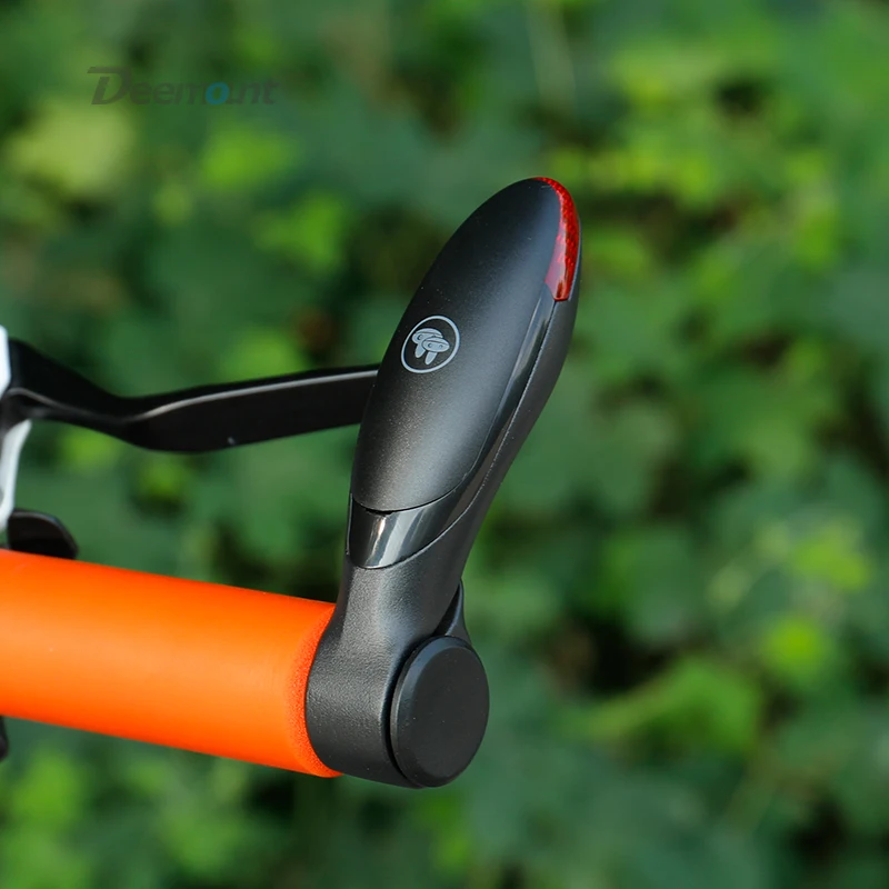 Deemount цикл эргономичные ручки с Безопасность визуальный светильник MTB Велоспорт
