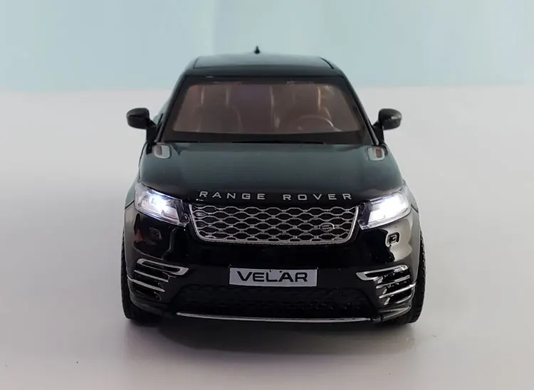 1:32 Масштаб Литой Сплав металла роскошная модель автомобиля SUV для Range Rover Velar коллекция внедорожная модель дорожного транспортного средства звук и светильник игрушки автомобиль