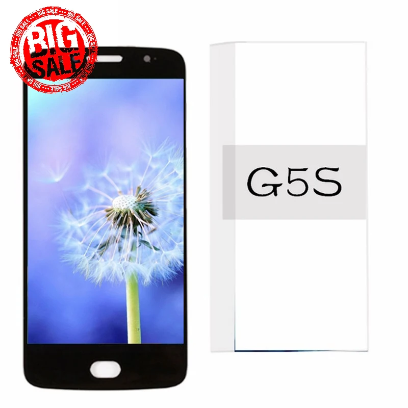 100% протестированный 5 2 ''для Motorola Moto G5S XT1793 XT1794 XT1792LCD дисплей с кодирующий