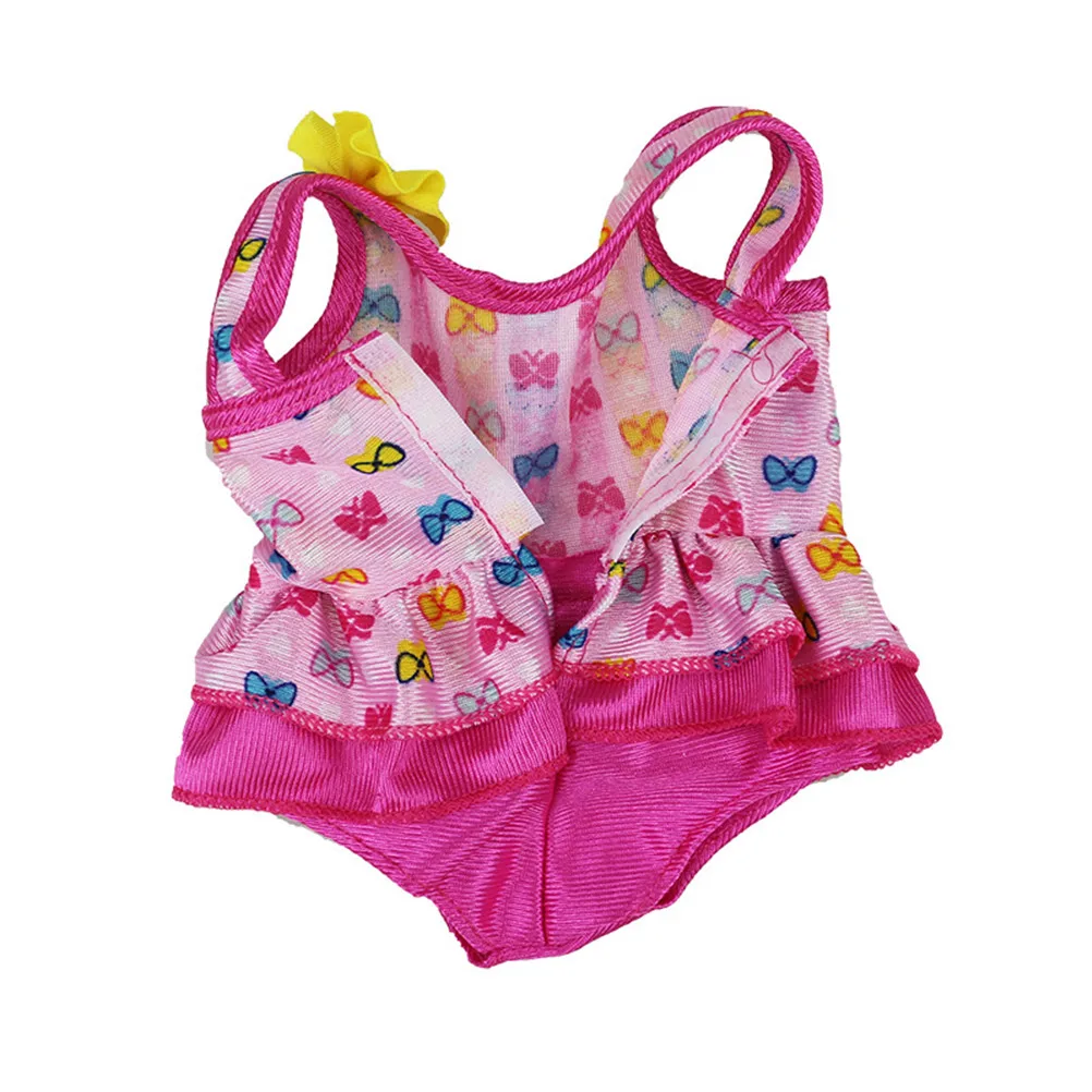 

Summer Clothes Doll Clothes Swimsuit Bikini Swimwear Fit For 18 Inch Girl Doll Accessories High Quality
