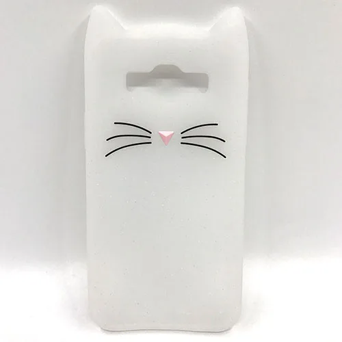 3D мультфильм Cat Чехол с единорогом для samsung J5 чехол силикон для samsung Galaxy J5 J5008 YC955 SM-J500F J500 J500F чехол для телефона - Цвет: Cat White