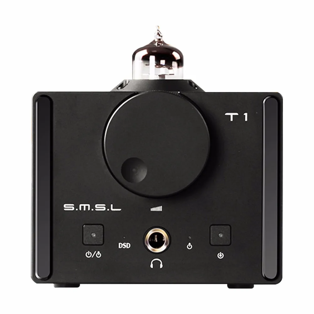 SMSL T1 ЦАП ламповый усилитель для наушников предусилитель HIFI EXQUIS DSD 512 384 кГц XMOS/USB