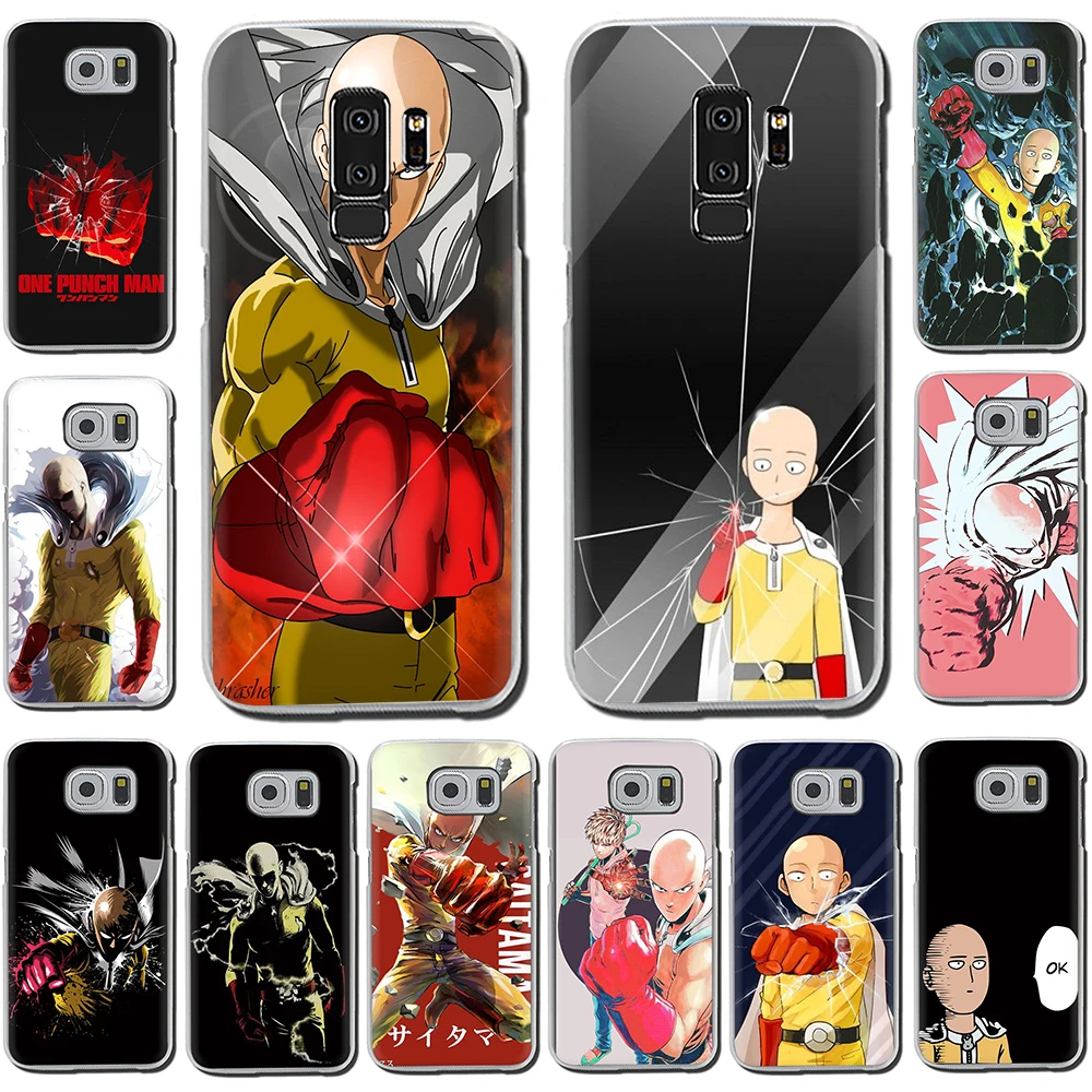 Жесткий чехол для телефона One Punch Man Samsung Galaxy S6 7 Edge S8 9 Plus S10 E Note8 M10 20 30|Чехлы-накладки|