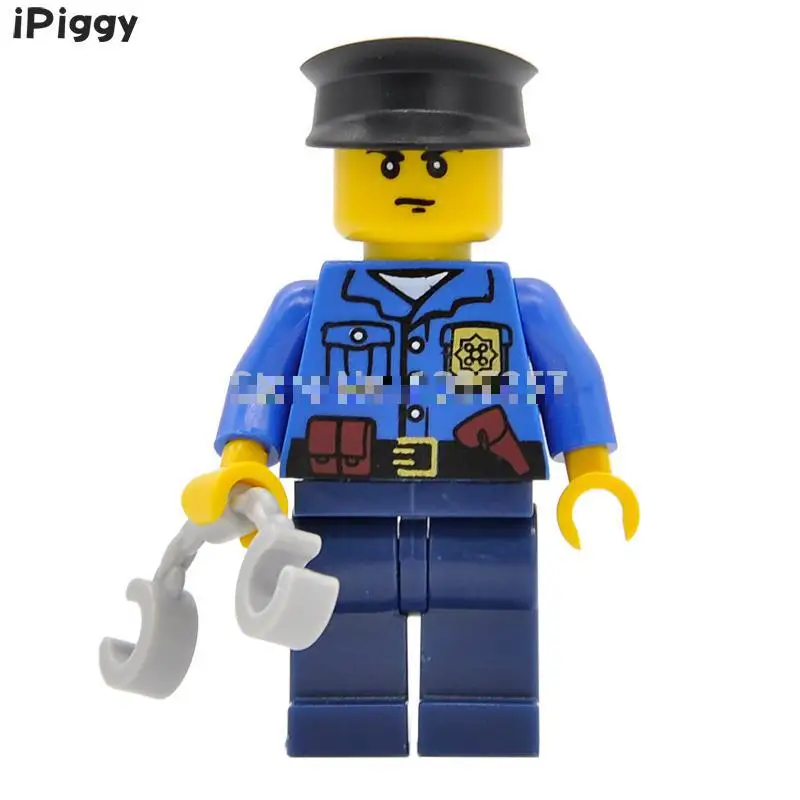 IPiggy 2018 новые 84 шт блоки кирпичики наборы город образовательный полицейский пикап