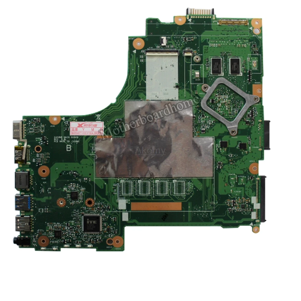 X450MD материнская плата для ноутбука For Asus X450M X452M X450MJ 100% протестирована с N3530/N3540 CPU 4