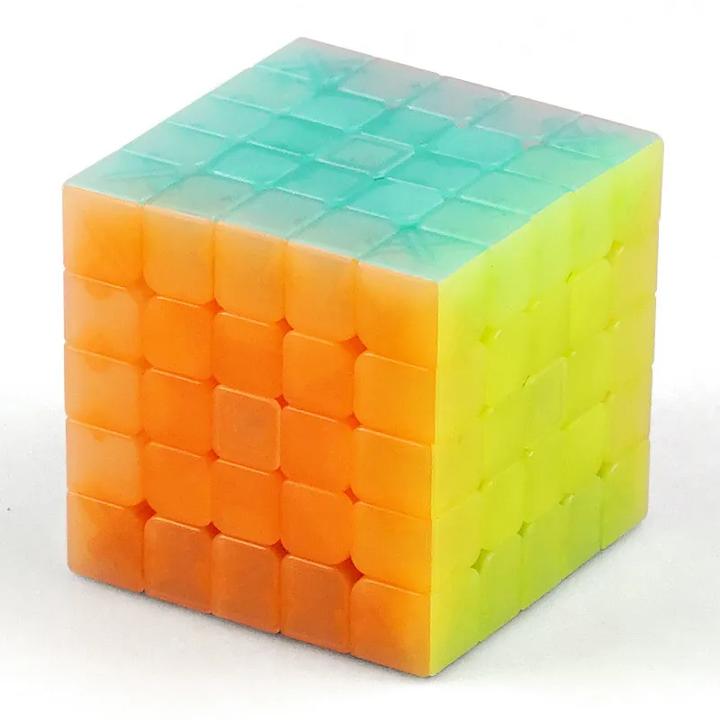QY Cubes QiYi Jelly серии QiZheng S 5x5x5 Кубик Рубика для профессионалов головоломка на