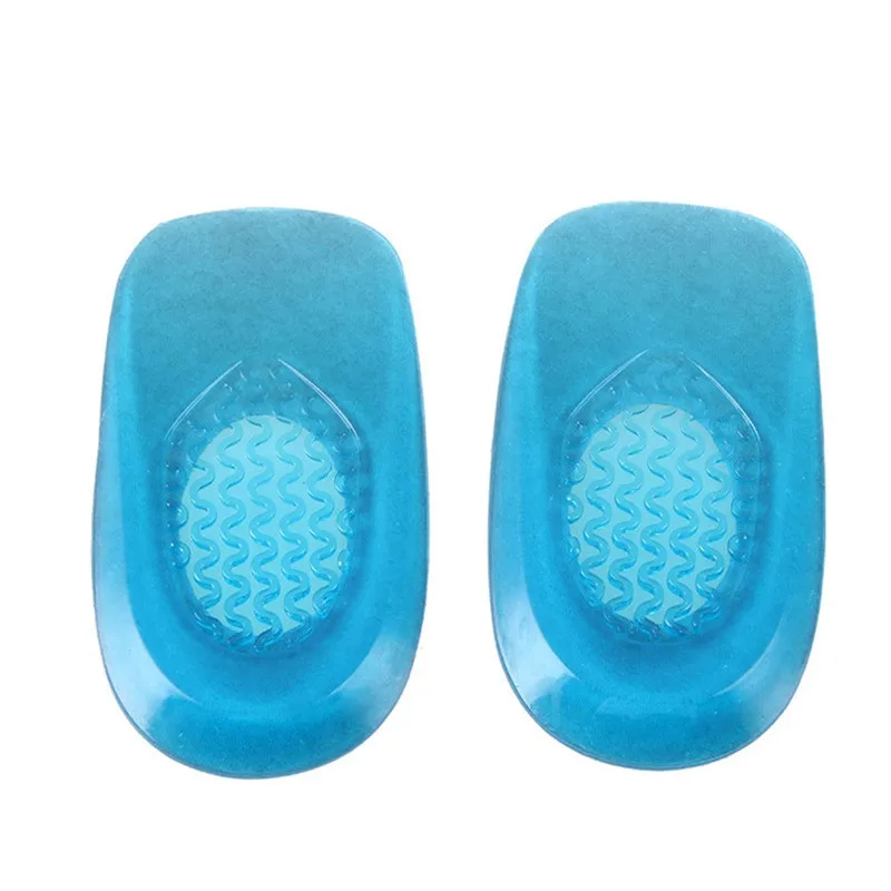 

1Pair Feet Cushion Gel Foot Heel Half Insole Shoe Pad Foot Care Tools Soft Silicone Increase Heel Support Pads Orthotic Insole