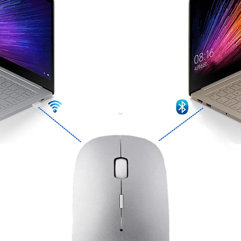 Перезаряжаемые 800/1200/1600 Точек на дюйм Беспроводной Мышь USB Интерфейс оптический Сенсор 10 м с низким уровнем шума, игровая мышь