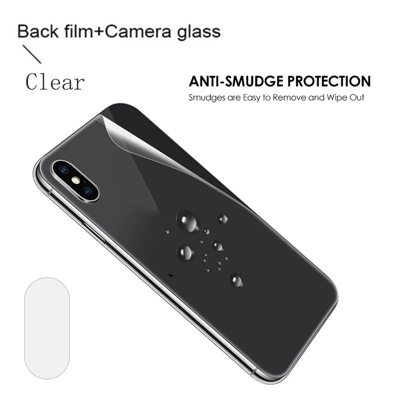 защитное стекло 2 шт. для iPhone X Камера Len протектор Мягкая закаленное Стекло