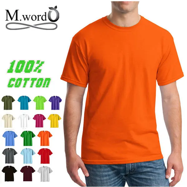 Мужская хлопковая футболка с коротким рукавом брендовая Однотонная круглым