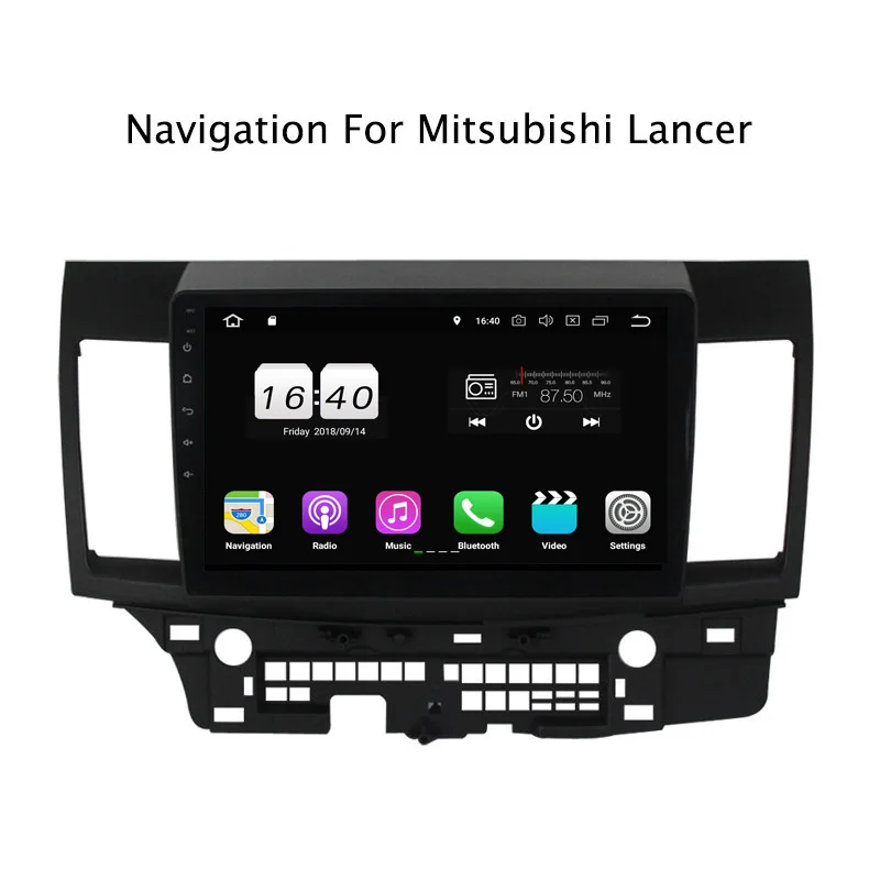 10 1 дюймов PX30 Android 9 0 автомобильный DVD мультимедийный плеер для Mitsubishi Lancer 2007 2008 2009