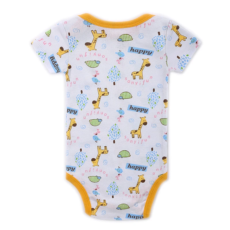 Детские комбинезоны на возраст от 0 до 12 месяцев комплект летней одежды с