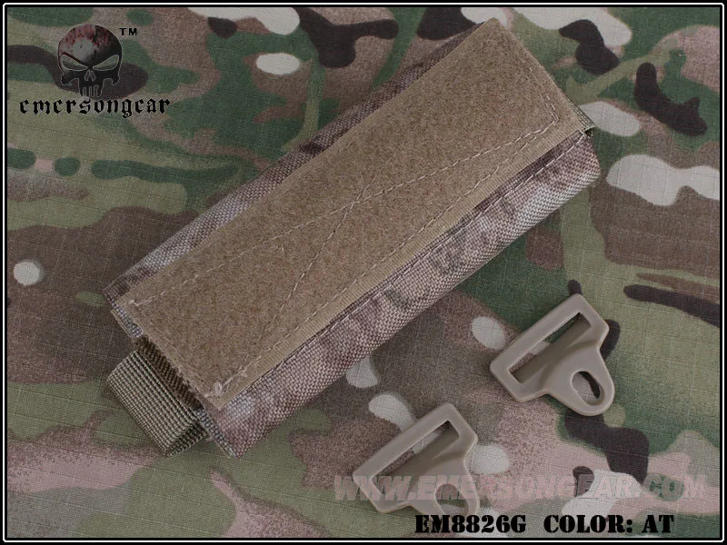 AT Шлем emersongear аксессуар сумка счетчик веса тактическая утилита MOLLE EM8826 Coyote коричневый черный Мультикам AOR1 ATFG AOR2 - Цвет: AT