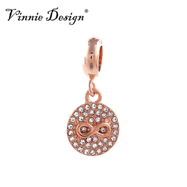 Vinnie Дизайн Бесконечные Ювелирные изделия Подвески Кристалл Бесконечность