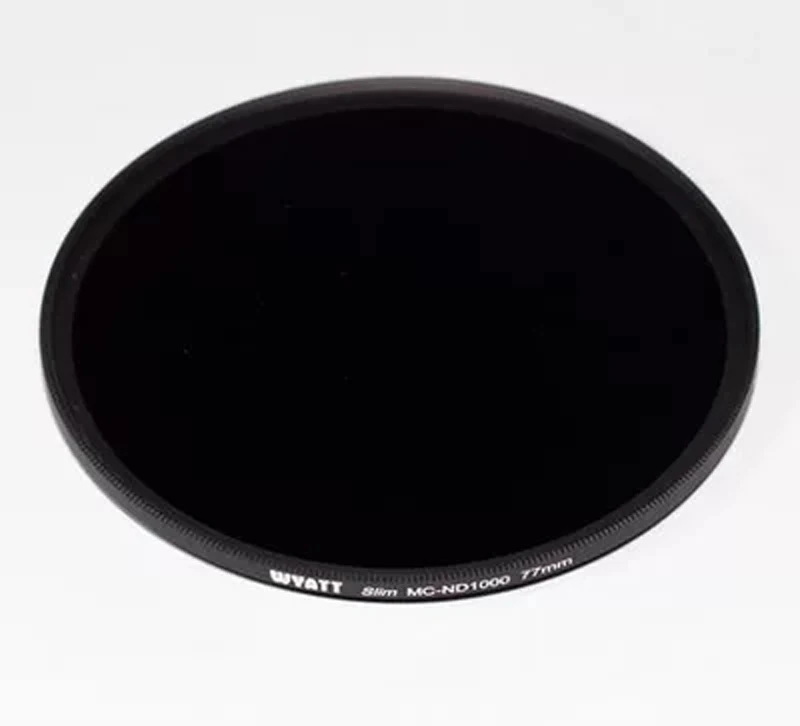 

Wyatt 67/72/77/82mm Slim MC Multi-coated ND1000 ND3.0 Neutral Density Grey Lens Filter Optical Glass ND 10 Stops