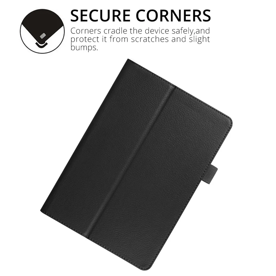 Складной чехол книжка Litch из искусственной кожи для Lenovo Tab M10 TB X605F 2018 подставка