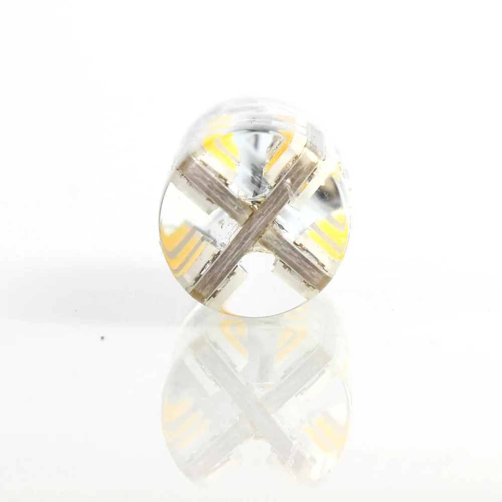 10 шт./лот светодиодная G4 2835 SMD 6 Вт AC/DC 12V 24LED лампа галогенная g4 Светодиодные лампы