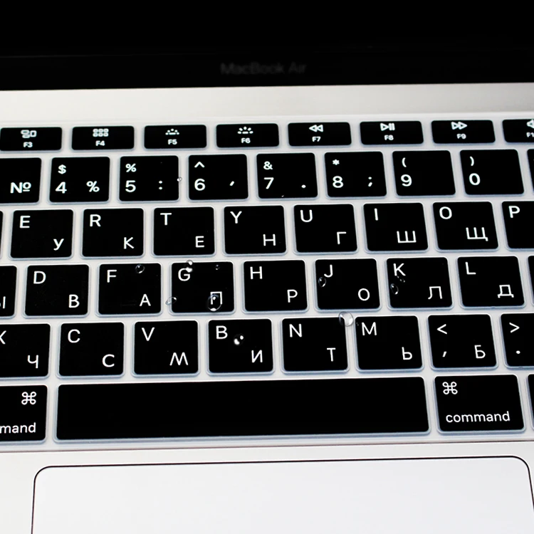 Чехол для русской клавиатуры защита ноутбука нового MacBook Air 13 дюймов 2018 версия A1932