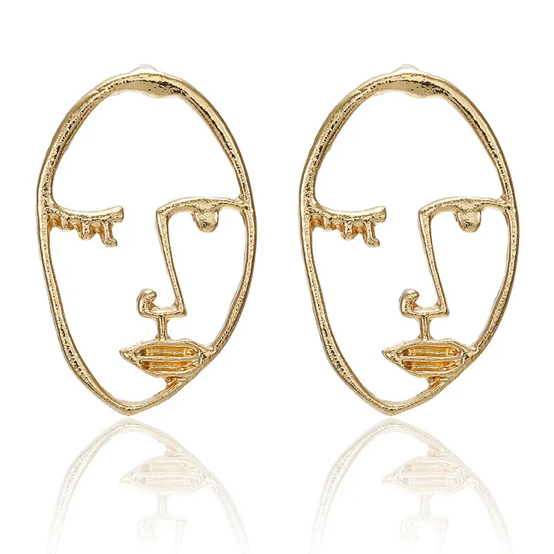 Серьги в виде пальмы женские серьги лица 2019|Серьги-подвески| |