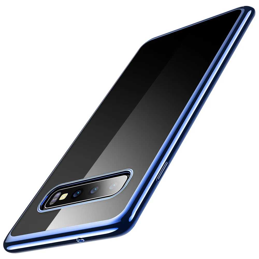 Чехол ESR для samsung Galaxy S10 S10 Plus, мягкий чехол из ТПУ с покрытием, чехол с глянцевым металлическим бампером, задняя крышка для samsung S10 Plus