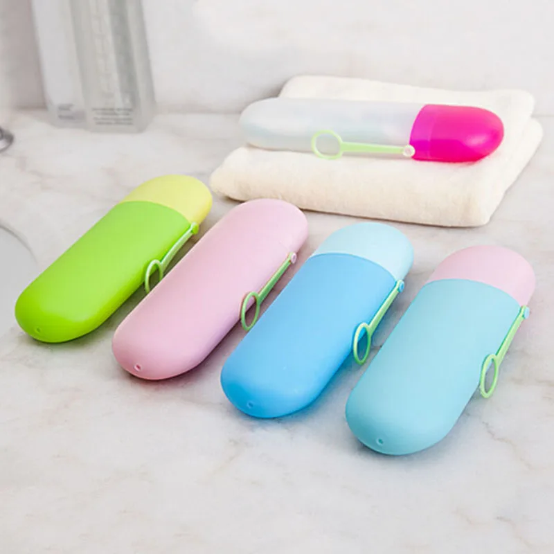 Дорожный набор бутылочки для зубных щеток портативный полезный чехол