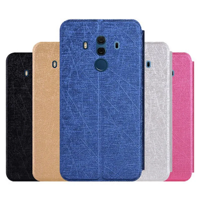 Для Huawei Mate 10 Pro Чехол модные kickstand кожаный флип чехол Обложка Телефон для обратно