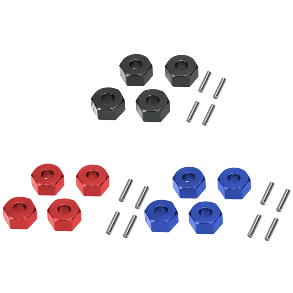 MagiDeal 4 шт. 12 мм шестигранное крепление для колеса с штифтами RC 1/10 Traxxas Slash 4x4 части